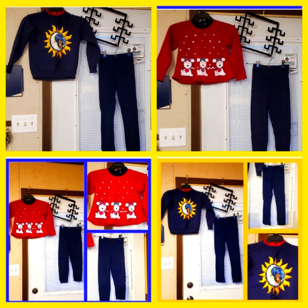 *Vntg* IN DESIGN/STUDIO 12 bundle legging/sweater 6/6X